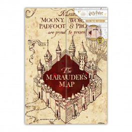 Harry Potter Magnetic A5 zápisník Marauders Map Case (6)